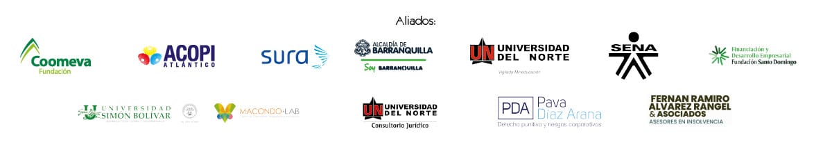 Logos uninorte Alcaldia de barranquilla