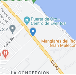 Mapa punto puerta de oro